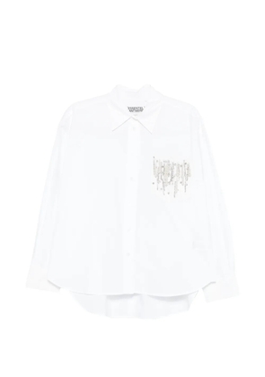 Essentiel Antwerp embellished pocket shirt - White