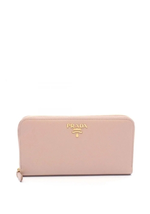 Prada Pre-Owned 2010-2026 Saffiano Wallet long wallets - Pink