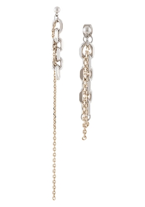 Justine Clenquet Dana mismatched earrings - Silver