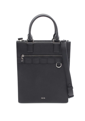 Christian Dior Pre-Owned 2021 Leather Safari North-South tote bag - Black