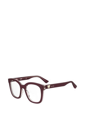 Moschino Eyewear square-frame glasses - Red