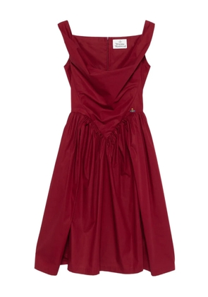 Vivienne Westwood panelled midi dress - Red