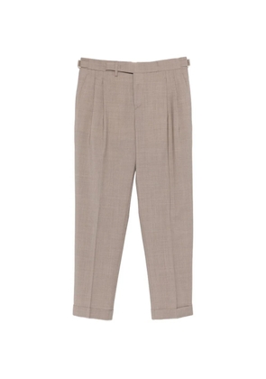Briglia 1949 pleated cuffed trousers - Neutrals