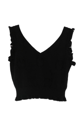 PINKO Rospo V-neck top - Black