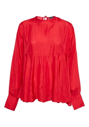 JOSEPH Wright silk top - Red
