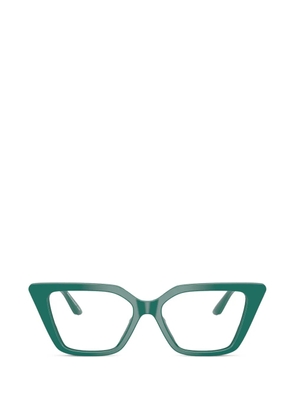 Emporio Armani geometric glasses - Green