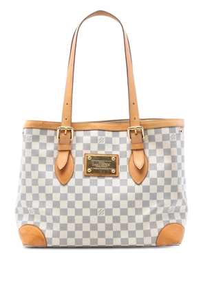 Louis Vuitton Pre-Owned 2009 Damier Azur Hampstead MM tote bag - White