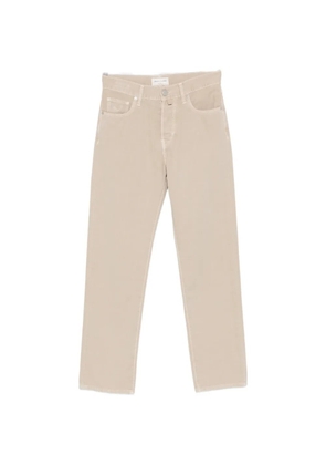 Jacob Cohën Edo logo-embroidered jeans - Neutrals