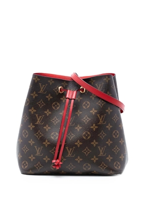 Louis Vuitton Pre-Owned 2018 Monogram Neonoe MM bucket bag - Brown