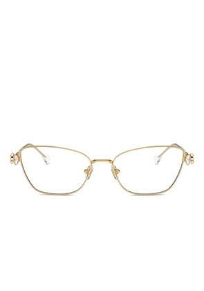 Swarovski Eyewear crystal-embellished cat-eye glasses - Yellow