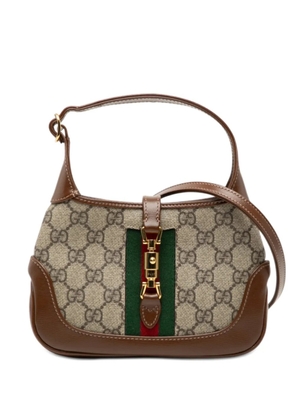 Gucci Pre-Owned 2016-2026 Mini GG Supreme Web Jackie 1961 crossbody bag - Neutrals