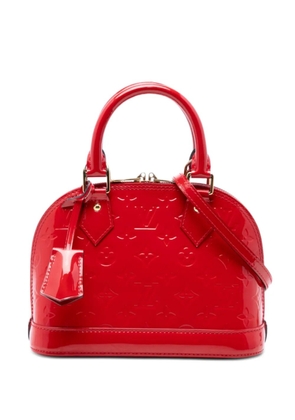 Louis Vuitton Pre-Owned 2014 Monogram Vernis Alma BB satchel - Red