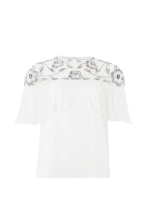 Temperley London Lana bead-embellished blouse - White