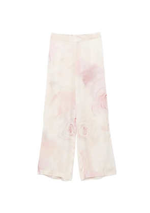 Blugirl floral-print trousers - Neutrals