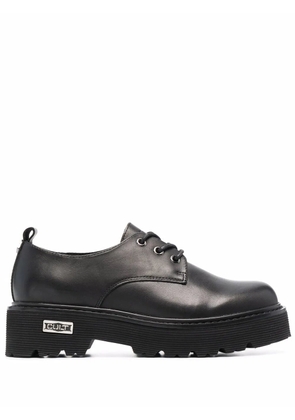Cult chunky lace-up leather shoes - Black