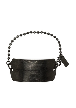 Julius Dog Tag bracelet - Black