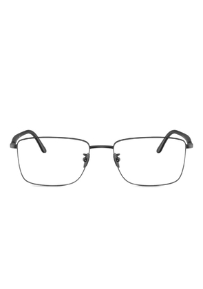 Giorgio Armani rectangular-frame glasses - Black