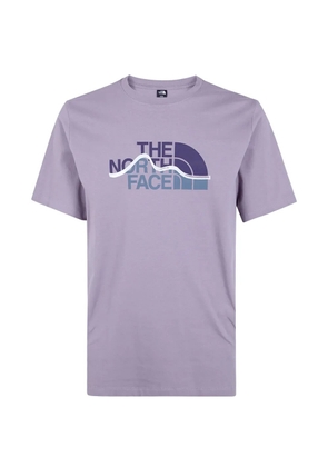 The North Face logo-print T-shirt - Purple