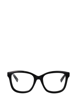 Gucci Eyewear Web stripe square-frame glasses - Black
