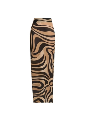 PUCCI Marmo-print skirt - Black