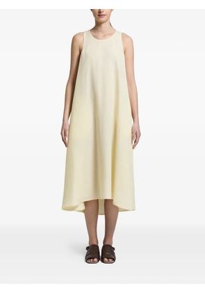 Peserico linen sleeveless midi dress - Yellow