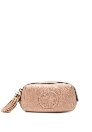 Gucci Pre-Owned 2000-2015 Leather Soho Cosmetic pouch - Brown