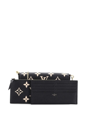 Louis Vuitton Pre-Owned Felicie Pochette Bicolor Monogram Empreinte Giant crossbody bag - Black