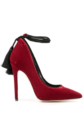 Aleksander Siradekian tassel-detail pumps - Red