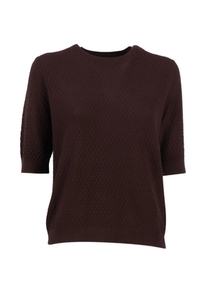 Kangra short-sleeve sweater - Brown