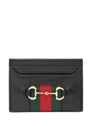 Gucci Horsebit Web cardcase - Black