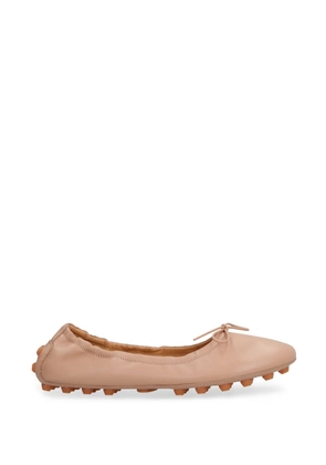 Tod's bow-detail bubble ballet flats - Neutrals