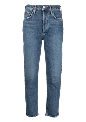 AGOLDE cropped denim jeans - Blue
