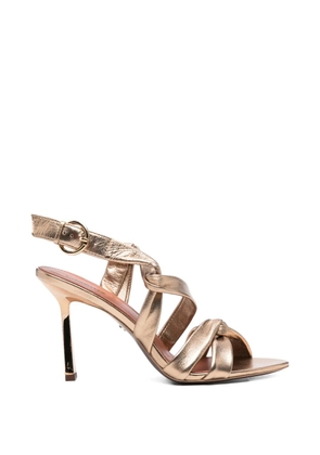 Lola Cruz Arabella knotted sandals - Gold