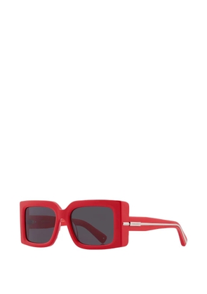 Ferragamo oversized sunglasses - Red