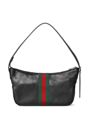 Gucci Lunetta striped shoulder bag - Black