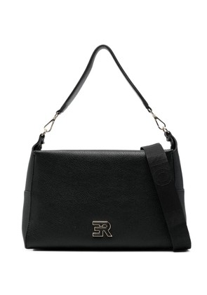 ERMANNO FIRENZE small Victoria logo-plaque shoulder bag - Black