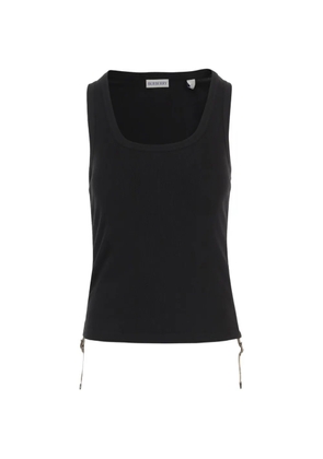 Burberry side-tie top - Black