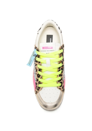Crime London glitter-embellishment sneakers - Silver