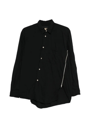 Comme Des Garçons Shirt zip-detail shirt - Black