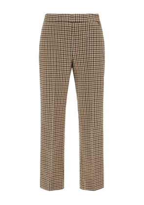 Herno houndstooth trousers - Brown