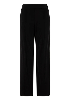 Jil Sander elasticated-waist wide-leg trousers - Black