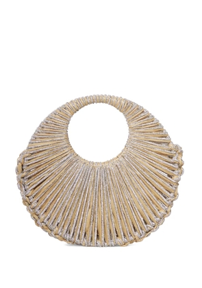 Hibourama crystal tote bag - Neutrals