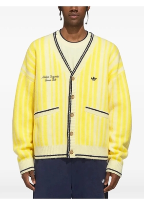 adidas Cheviot striped cardigan - Yellow