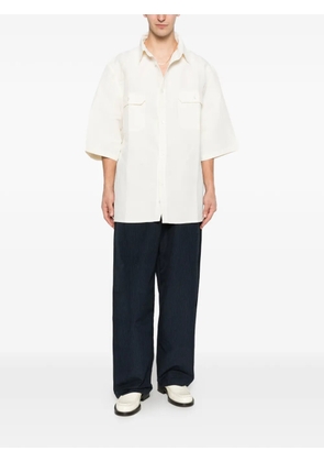 Willy Chavarria Corcoran oversized shirt - Neutrals