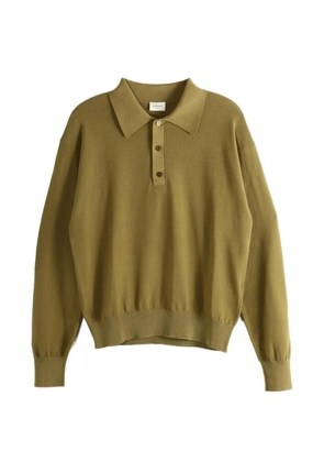 Saint Laurent long-sleeve polo shirt - Green