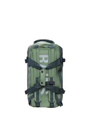 Rains Texel logo-print buckle-fastening duffle bag - Green