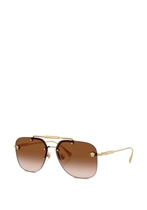 Versace Eyewear Medusa Head sunglasses - Brown