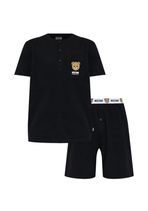 Moschino two-piece pajama set - Black