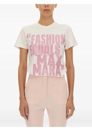 Max Mara graphic-print T-shirt - White