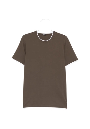 Kiton crew-neck T-shirt - Brown